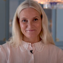 26. februar: Kronprinsesse Mette-Marit sendte en digital hilsen til Norske Kvinners Sanitetsforening på deres 125-årsdag. Foto: Simen Sund, Det kongelige hoff

